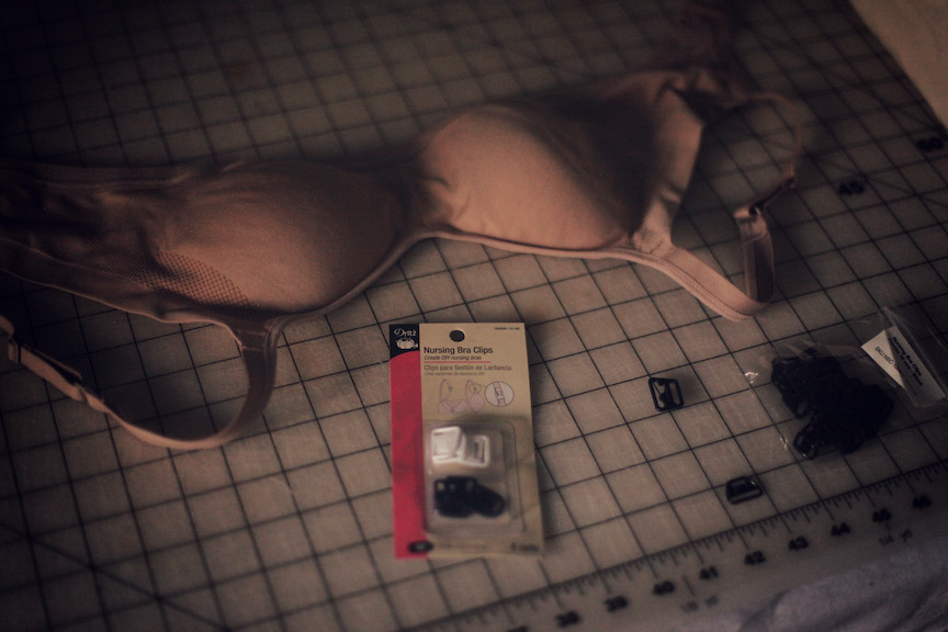 Making a Maternity bra from old bra