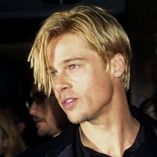 Shaggy Brad Pitt Hairstyles