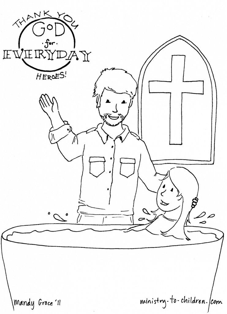 Pastor Appreciation Coloring Page For Sunday October 11 2020 Easy Print