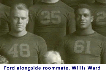 Gerald Ford and Willis Ward in 1934