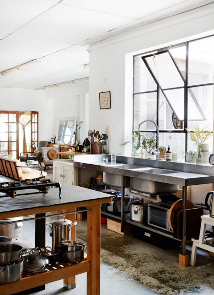 industrial kitchen ideas (19)