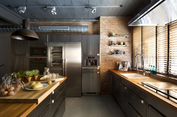 industrial kitchen ideas (31)