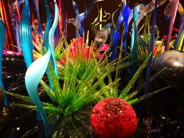 Colorful garden of glass at Chihuly