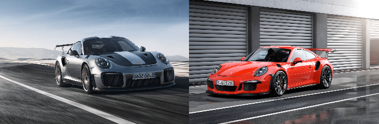 Porsche GT2 vs GT3