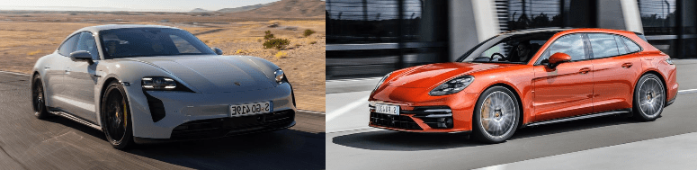 Porsche Taycan vs Panamera