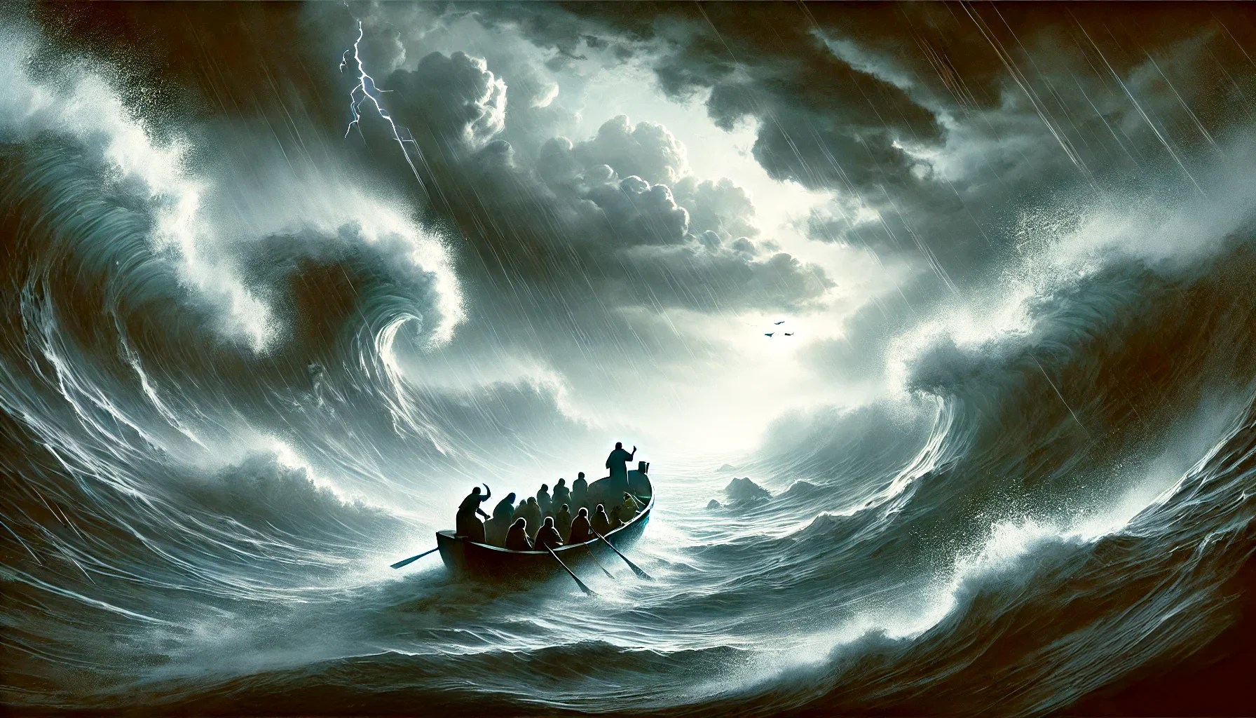 Jesus calms the storm