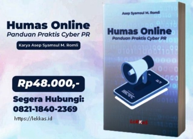 Buku Humas Online Panduan Praktis Cyber PR