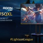 Riot Gamesと共同開発！LoLのプレイに合わせてライティングが変わる世界初のゲーミングモニター「AG275QXL/11」が発売決定！