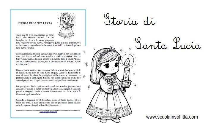 storia di santa lucia per bambini