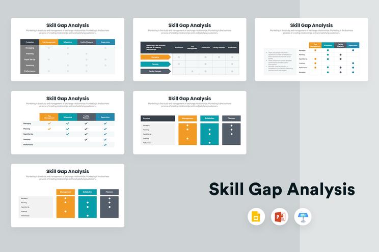 Skill Gap Analysis Infographics