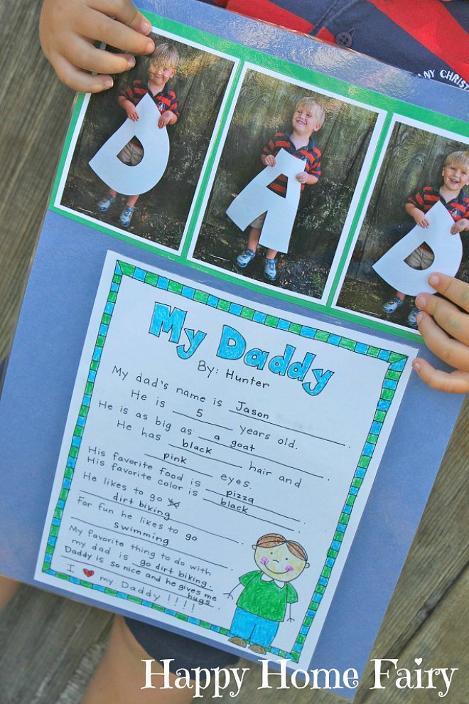 Easy Printable Fathers Day Crafts - Printable Calendars AT A GLANCE