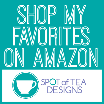 Shop the Spot of Tea Designs Amazon Store front | spotofteadesigns.com