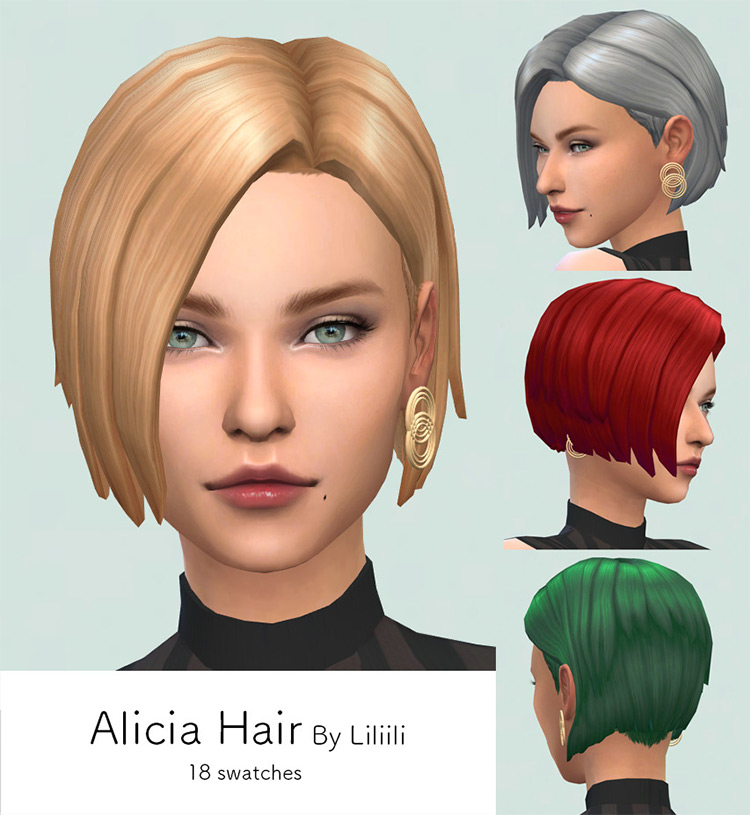 Sims 4 Short Hair Cc Maxis Match - Best Hairstyles Ideas for Women and ...