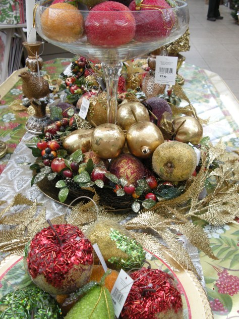 Christmas table ornaments