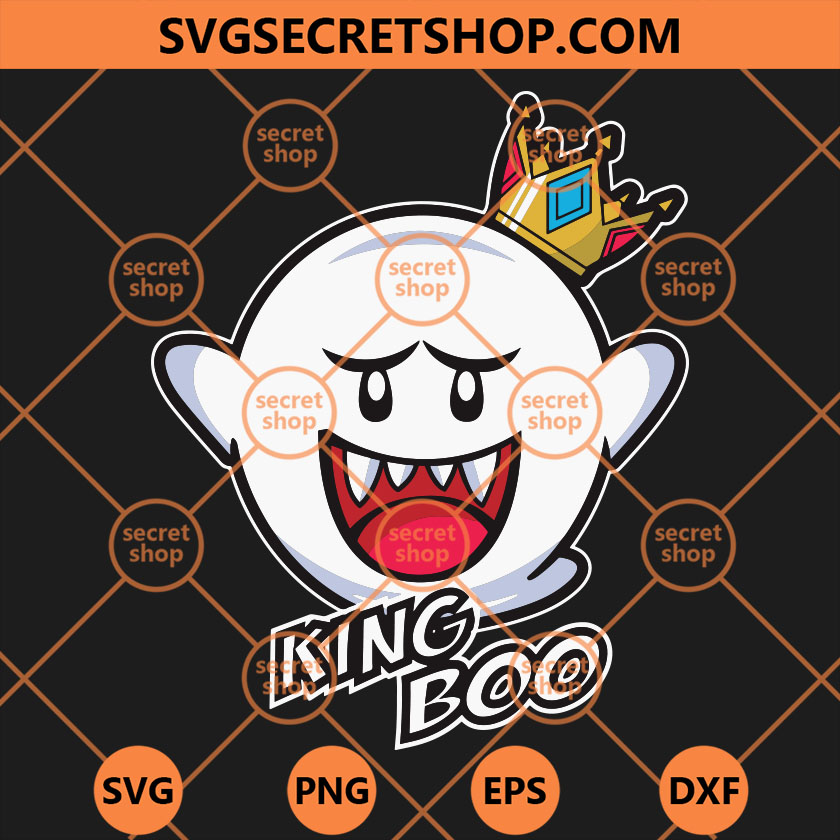 King Boo SVG, Luigi's Mansion SVG, Supreme Leader of All The Boos SVG ...