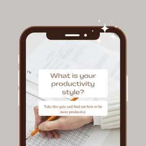 What is your productivity style quiz