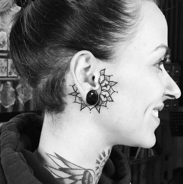 100 Amazing Behind the Ear Tattoos for 2023  Tattoo Twist