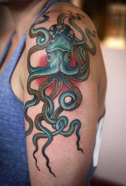 Beautiful Octopus Tattoos