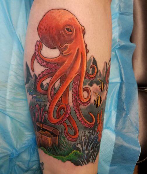 Old School Octopus Tattoos