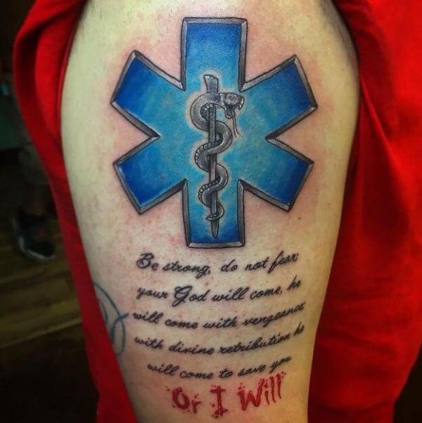 Star Of Life Tattoo