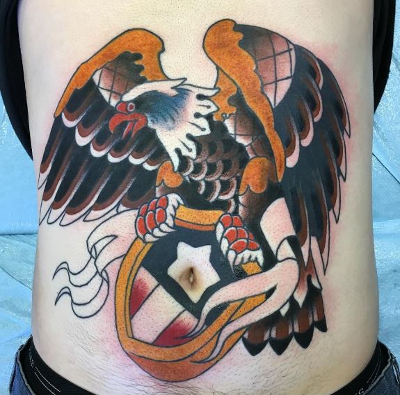 Eric Perfect  Eagle Flash Sheet 2010  Eagle tattoos Traditional eagle  tattoo Traditional tattoo sleeve