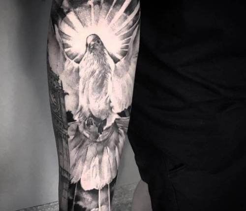 White Dove Tattoo