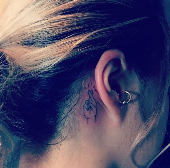 Your guide to behind the ear tattoos  Stories and Ink