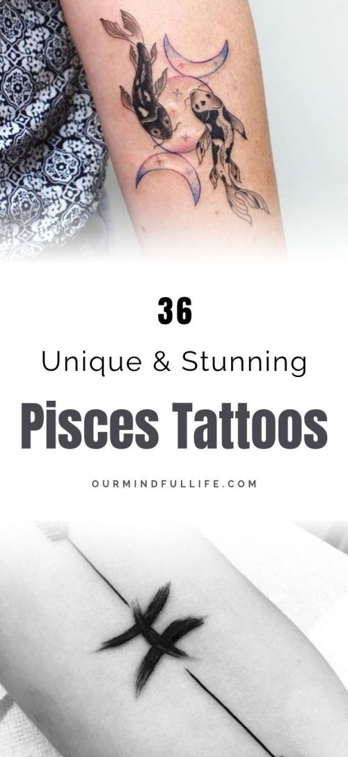 Pisces Horoscope Tattoo Zodiac Sign Fish (104)