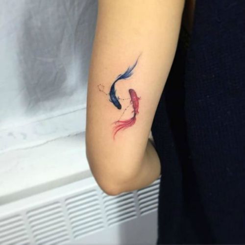 Pisces Horoscope Tattoo Zodiac Sign Fish (108)