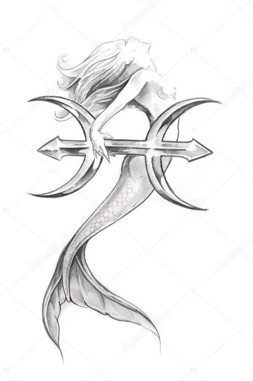 Pisces Horoscope Tattoo Zodiac Sign Fish (113)