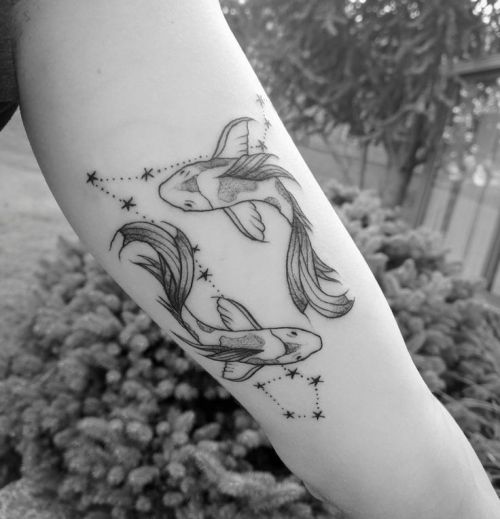 Pisces Horoscope Tattoo Zodiac Sign Fish (134)