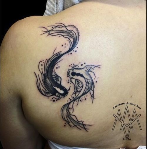 Pisces Horoscope Tattoo Zodiac Sign Fish (148)