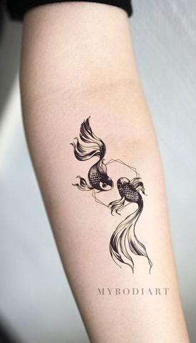 Pisces Horoscope Tattoo Zodiac Sign Fish (149)