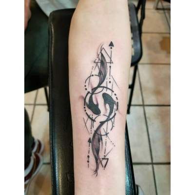 Pisces Horoscope Tattoo Zodiac Sign Fish (156)