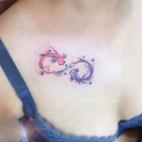 Pisces Horoscope Tattoo Zodiac Sign Fish (17)