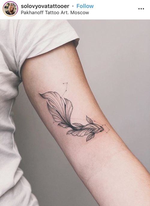 Pisces Horoscope Tattoo Zodiac Sign Fish (19)