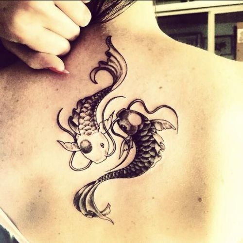 Pisces Horoscope Tattoo Zodiac Sign Fish (210)