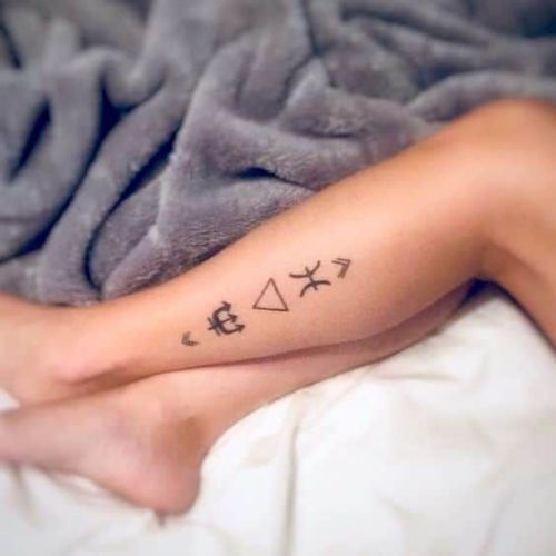 Pisces Horoscope Tattoo Zodiac Sign Fish (4)