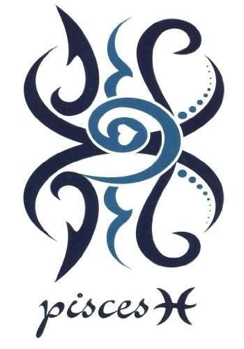 Pisces Horoscope Tattoo Zodiac Sign Fish (52)