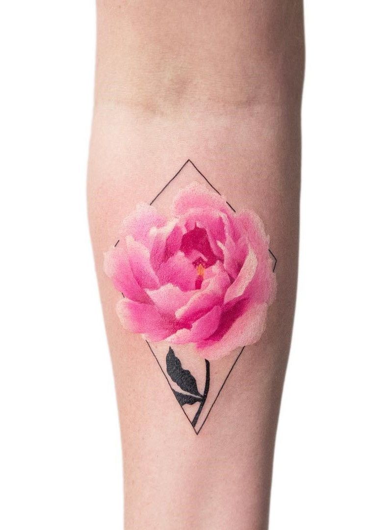 Peony Tattoos 8