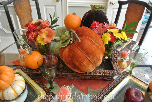 Tablescapes, Pumpkins & Apples | The Painted Apron