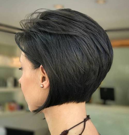 Inverted Bob For Brunettes