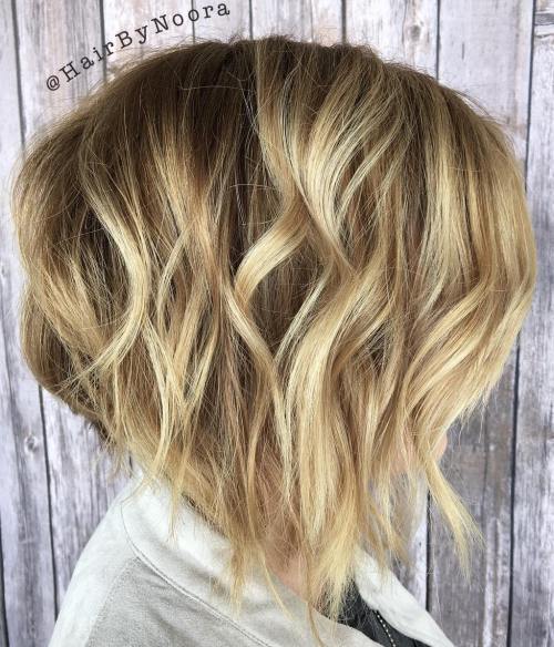 Bronde Wavy Bob