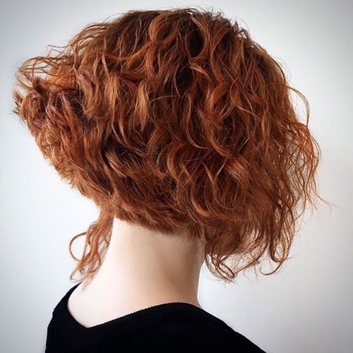 red curly bob