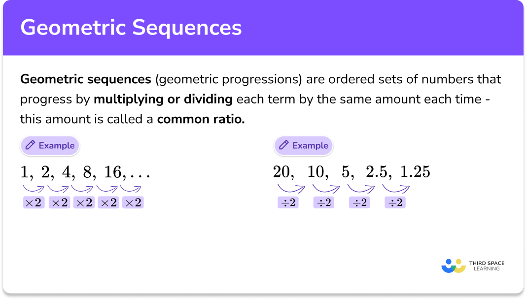 Geometric Sequences Gcse Maths