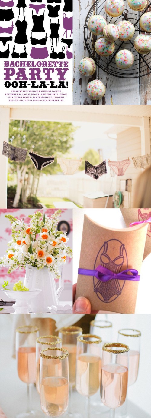 Lingerie Theme Bachelorette Party Inspiration Board | Ultimate Bridesmaid