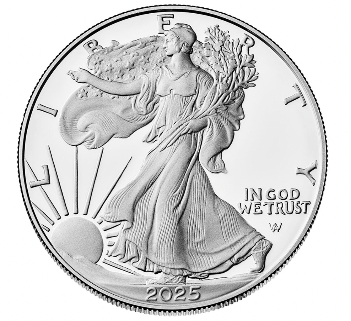 2025-W American Eagle Silver Proof (Image Courtesy of The United States Mint)