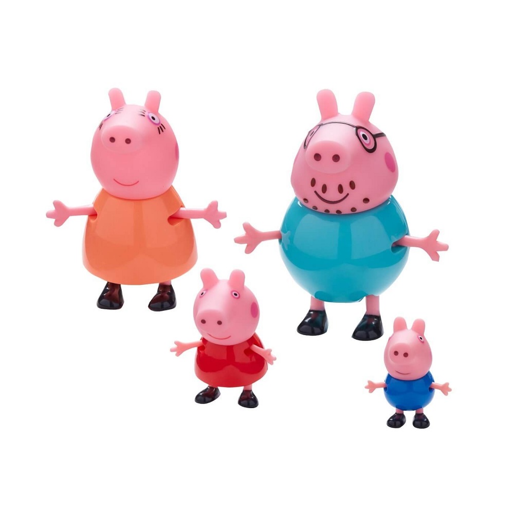 Peppa Pig Family Set Of 4 Pcs - V R Toys