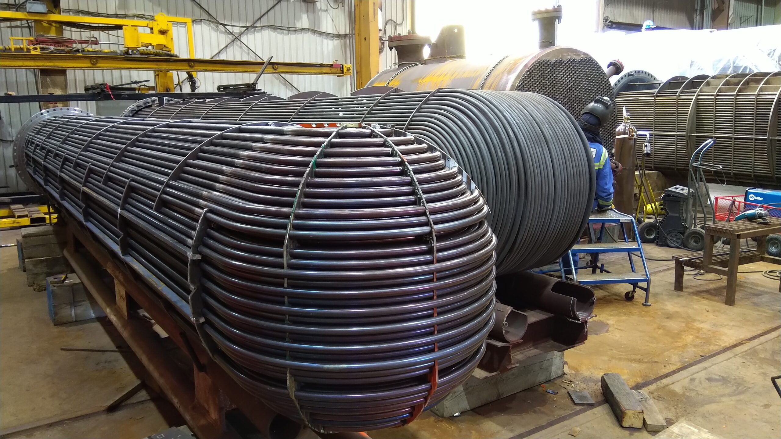 heavy steel tubes