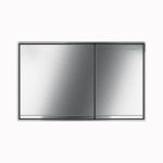 Geberit Sigma 60. Die-cast zinc. Brushed Chrome